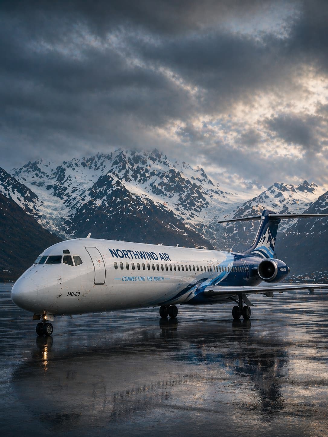 McDonnell Douglas MD-80 in Northwind Air colors